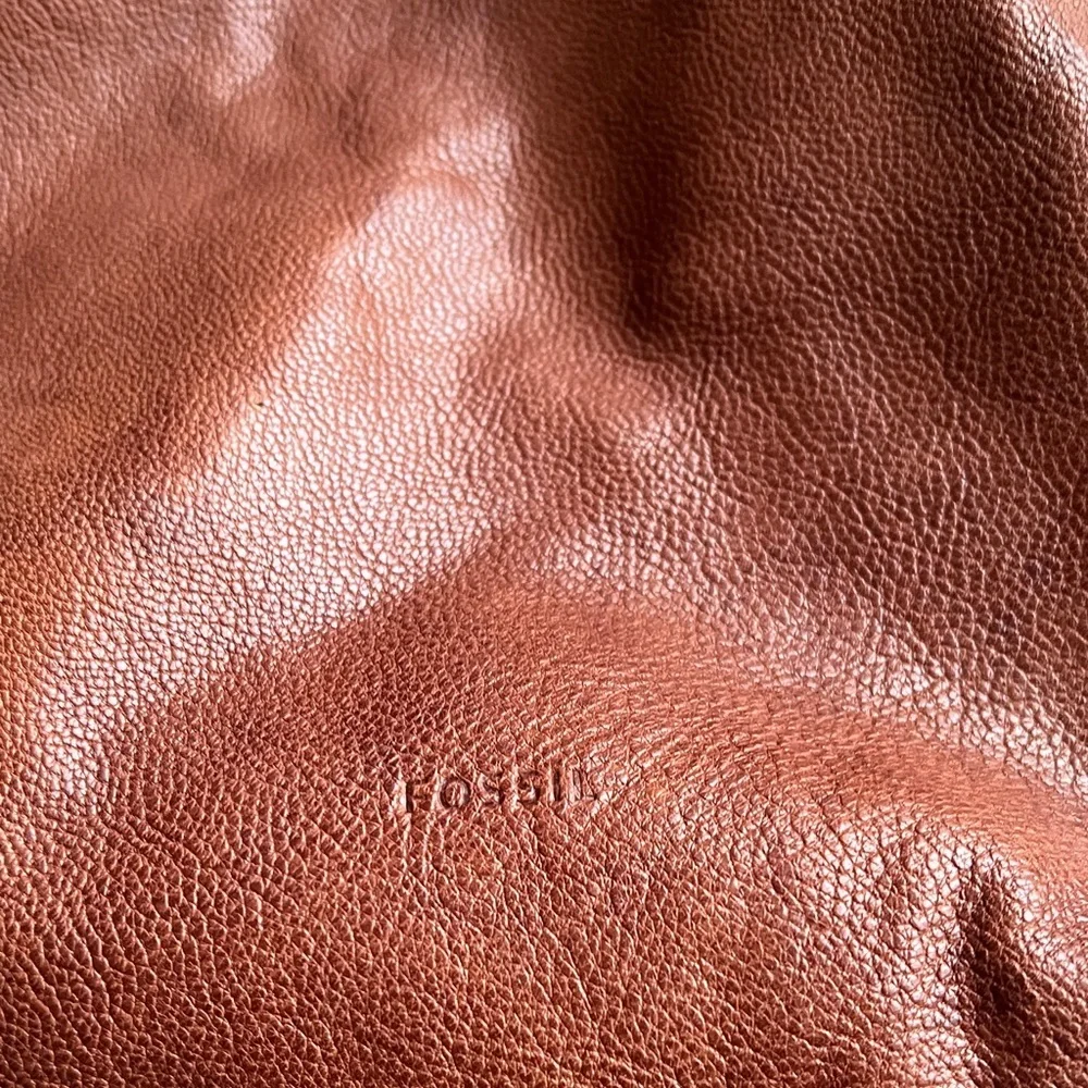 Fossil Brown Leather Backpack - Classic women’s Daypack